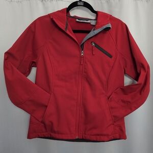 Women's FreeTech Jacket size M Red Grey